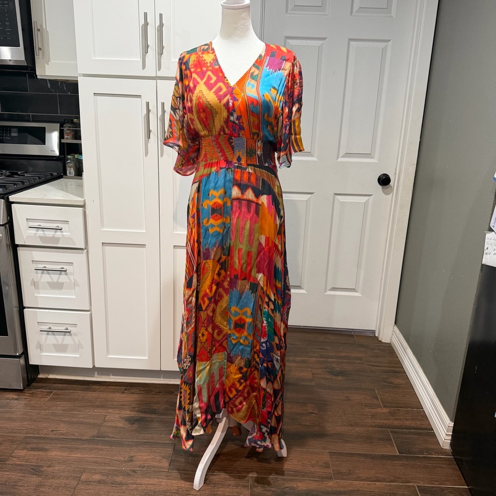 Anthropology Rana Gill Multicolor Maxi Dress